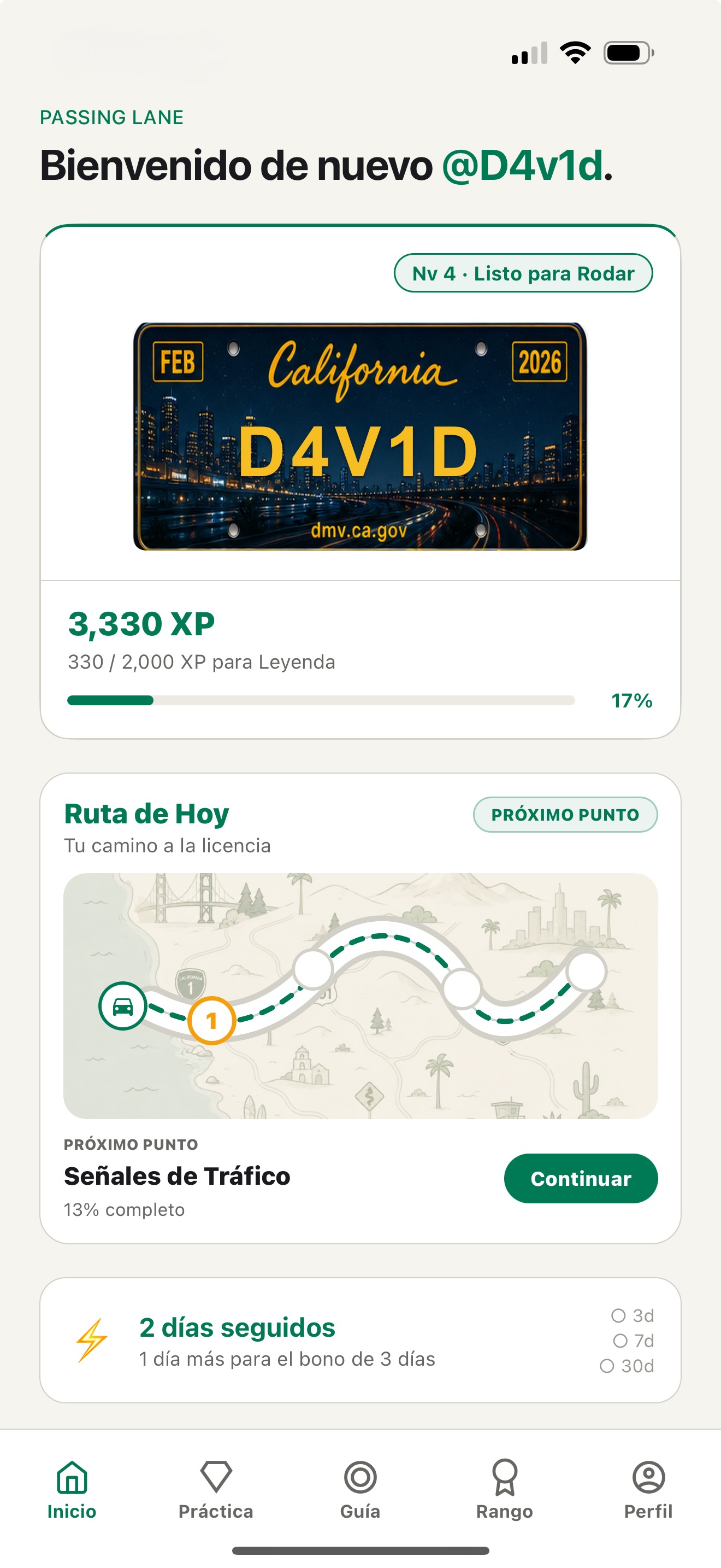 Inicio en español